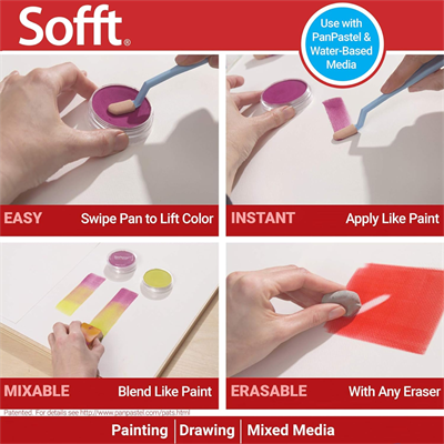 PanPastel Sofft Knife&Cover No:4 Sivri