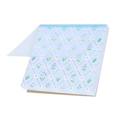 Sunstar Not Kağıdı Spring Koleksiyonu 9,5 x 9,5 Cm Mavi