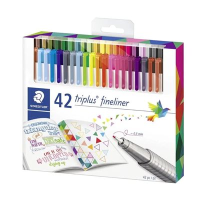 Staedtler Triplus Fineliner 0,3 mm Brilliant 334 C42 42Li Set