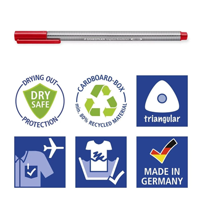 Staedtler Triplus Fineliner 0,3 mm Brilliant 334 C42 42Li Set