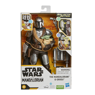 Star Wars Mandalorian Ve Grogu İnteraktif Elektronik İkili Figür F5194