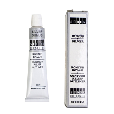 Südor Kontür Boyası 25ml Gümüş