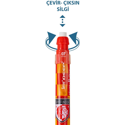 Serve Deep Mekanik Kurşun Kalem 07Mm - Harry Potter Gryffındor Damalı