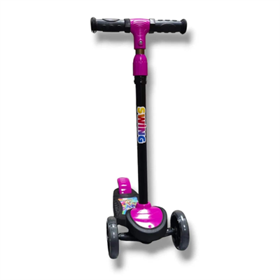 Swing Scooter Pembe Işıklı Swscs5-1