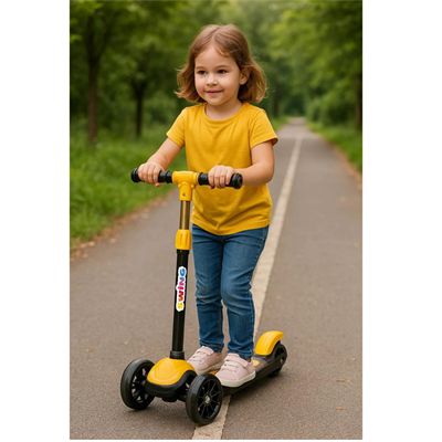 Swing Scooter Sarı Işıklı Swsc6-1