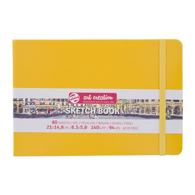 Talens Art Creation Eskiz Bloğu Sert Kapak A5 140gr 14,8x21cm Golden Yellow 80yp