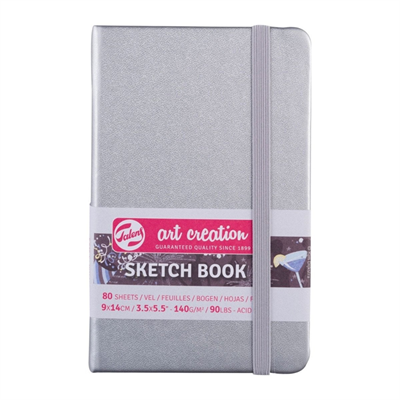 Talens Art Creation Eskiz Bloğu Sert Kapak 140gr 9x14cm Gümüş 80yp
