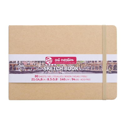 Talens Art Creation Eskiz Bloğu Sert Kapak A5 140gr 14,8x21cm Kraft 80yp