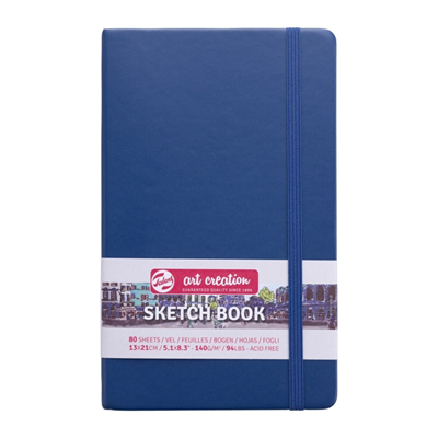 Talens Art Creation Eskiz Bloğu Sert Kapak 140gr 13x21cm Navy Blue 80yp