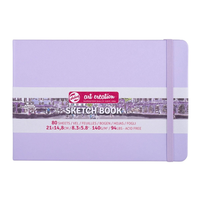 Talens Art Creation Eskiz Bloğu Sert Kapak A5 140gr 14,8x21cm Pastel Violet 80yp