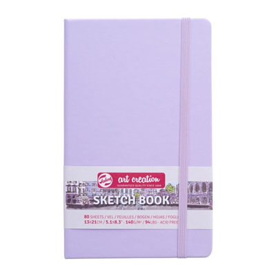 Talens Art Creation Eskiz Bloğu Sert Kapak 140gr 13x21cm Pastel Violet 80yp