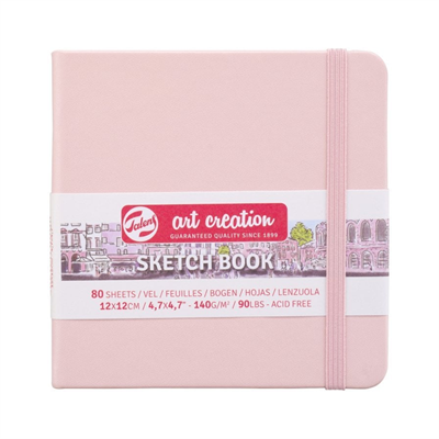 Talens Art Creation Eskiz Bloğu Sert Kapak 140gr 12x12cm Pembe 80yp