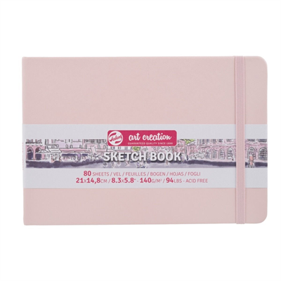 Talens Art Creation Eskiz Bloğu Sert Kapak A5 140gr 14,8x21cm Pastel Pink 80yp