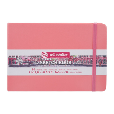 Talens Art Creation Eskiz Bloğu Sert Kapak A5 140gr 14,8x21cm Coral Red 80yp