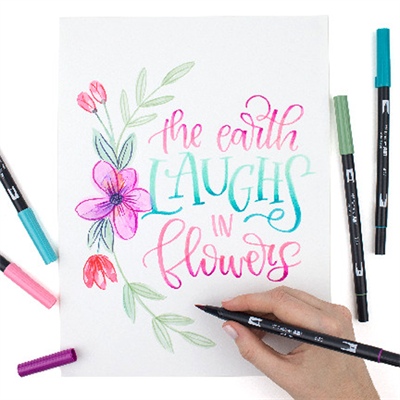 Tombow Dual Brush Pen Grafik Çizim Kalemi 133 Chartreuse