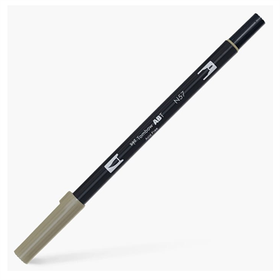 Tombow Dual Brush Pen Grafik Çizim Kalemi N57 Warm Gray 5