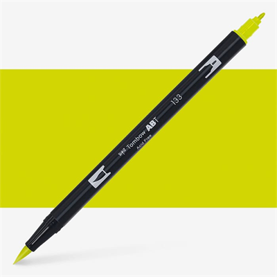 Tombow Dual Brush Pen Grafik Çizim Kalemi 133 Chartreuse