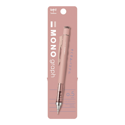 Tombow Mono Graph Faded Versatil Kalem 0,5 Mercan Kırmızı Dpa-136G