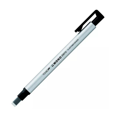 Tombow Mono Zero Kare Uçlu KALEM Silgi 2.3 mm Siyah
