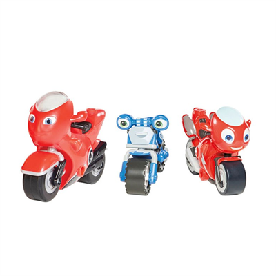 Tomy Ricky Zoom 3 lü Hank ve Motor Dostları Macera Paketi