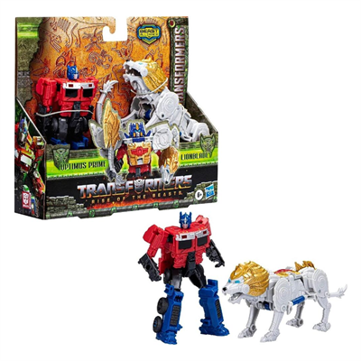Transformers Rise Of The Beasts Optimus Prime & Lionblade F4622