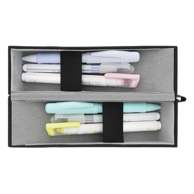 Tray - Tray Mıknatıs Kapaklı Kalemlik Siyah