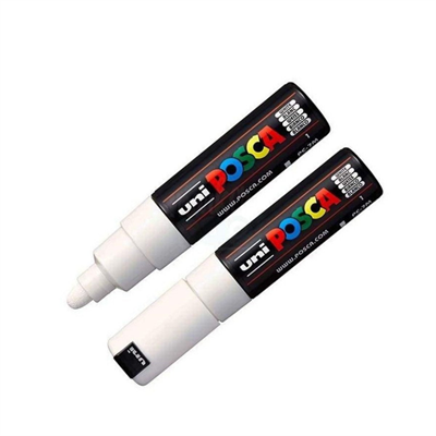 Uni Posca Marker PC-7M Bold 4.5-5.5 mm White