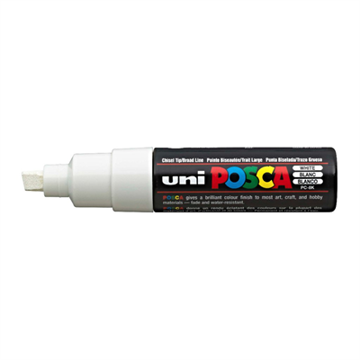 Uni Posca Marker Pc-8k Bold 8.0 mm White