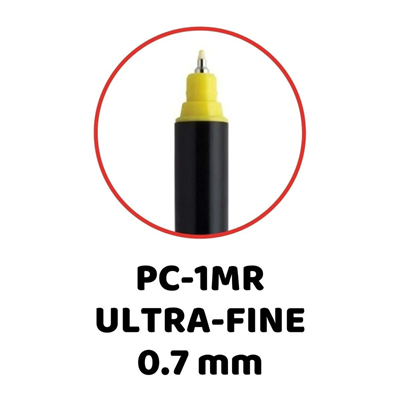 Uni-Ball Posca Pc-1Mr/8C Sc Set 0.7 Su Bazlı Poster Marker Soft Renkler 8 Li