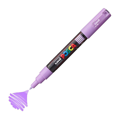 UNİBALLUni Posca 0.7 SU BAZLI BOYAMA MARKORÜ LAVANTA N4902778249369