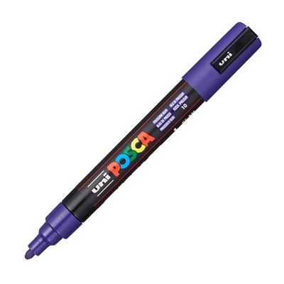 Uni Posca Su Bazlı Marker PC-5M 1.8-2.5mm 10 Prussian Blue