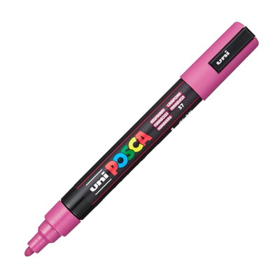 Uni Posca Su Bazlı Marker PC-5M 1.8-2.5mm 57 Raspberry