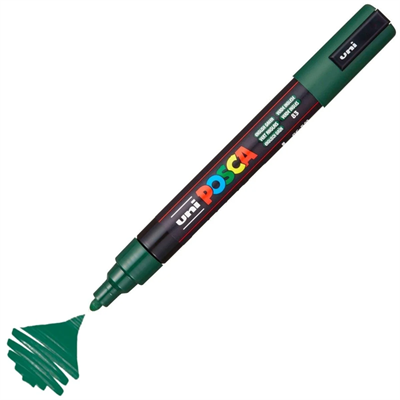 Uni Posca Su Bazlı Marker PC-5M 1.8-2.5mm 83 English Green