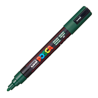 Uni Posca Su Bazlı Marker PC-5M 1.8-2.5mm 83 English Green