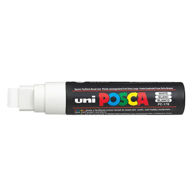 Uni Posca Marker Pc-17k Extra Large 15.0 mm White