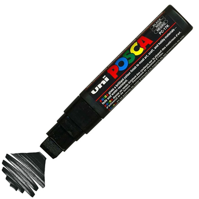 Uni Posca Marker Pc-17k Extra Large 15.0 mm Black