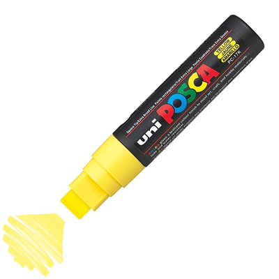 Uni Posca Marker Pc-17k Extra Large 15.0 Mm Yellow