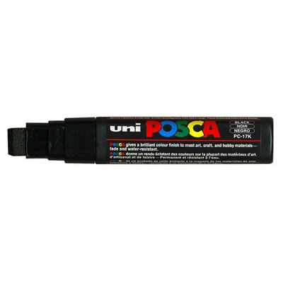 Uni Posca Marker Pc-17k Extra Large 15.0 mm Black