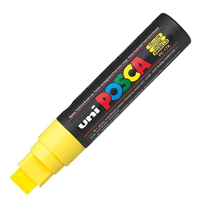 Uni Posca Marker Pc-17k Extra Large 15.0 Mm Yellow
