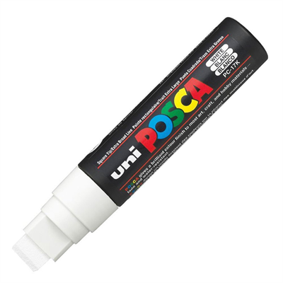 Uni Posca Marker Pc-17k Extra Large 15.0 mm White