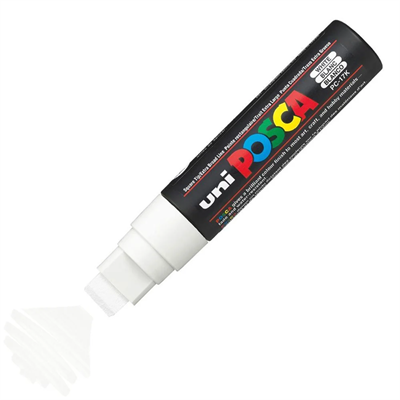 Uni Posca Marker Pc-17k Extra Large 15.0 mm White