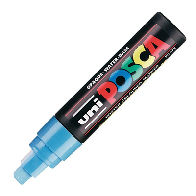 Uni Posca Marker Pc-17k Extra Large 15.0 mm Light Blue