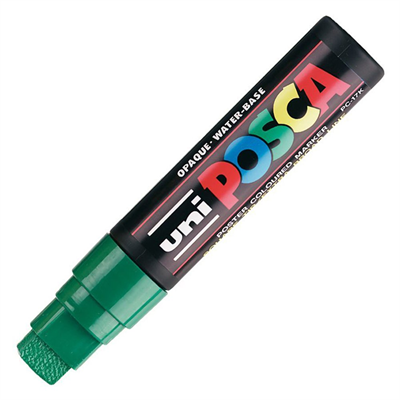 Uni Posca Marker Pc-17k Extra Large 15.0 mm Green