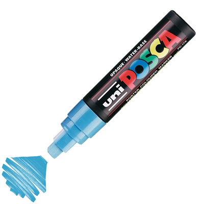 Uni Posca Marker Pc-17k Extra Large 15.0 mm Light Blue