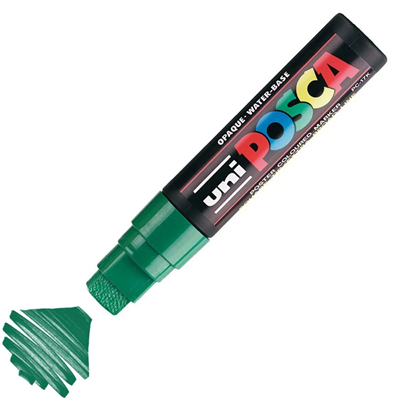 Uni Posca Marker Pc-17k Extra Large 15.0 mm Green