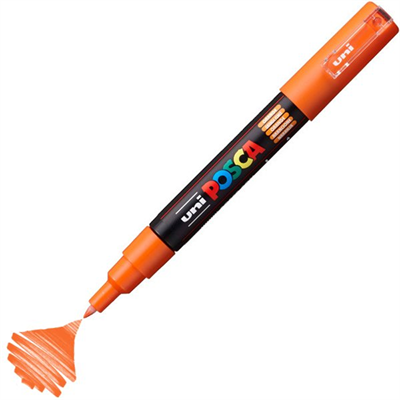 Uni Posca Marker PC-1M Extra Fine 0.7mm Orange