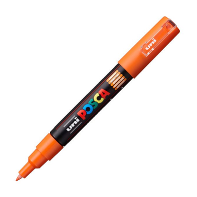 Uni Posca Marker PC-1M Extra Fine 0.7mm Orange