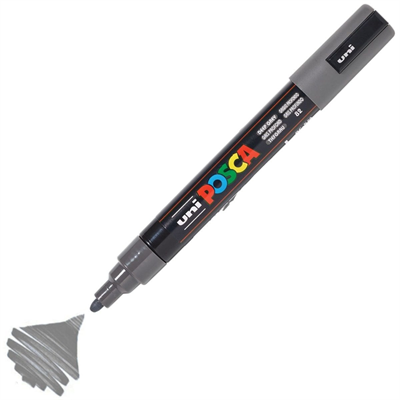 Uni Posca Su Bazlı Marker PC-5M 1.8-2.5mm 82 Deep Grey