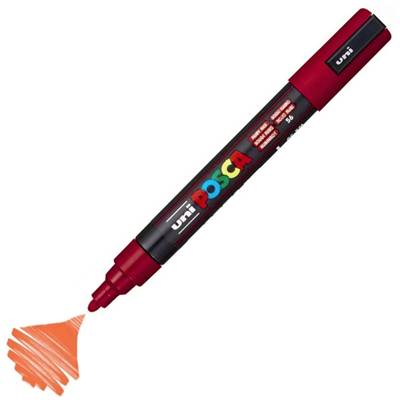 Uni Posca Marker PC-5M Medium 1.8-2.5mm Ruby Red