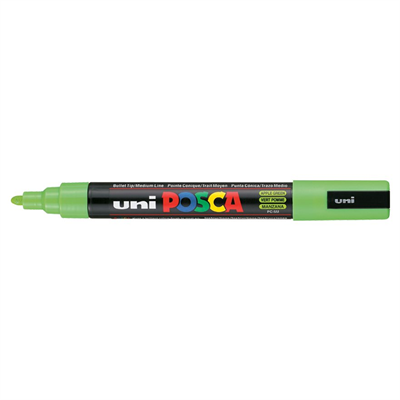 Uni Posca Marker Pc-5m Medium 1.8-2.5 Mm Apple Green
